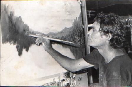 Len painting about 1980 wp